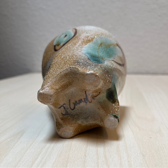 Cup. Hand thrown & altered. special firing. Beautiful. Artist J. Gandee. Second. - Picture 3 of 10